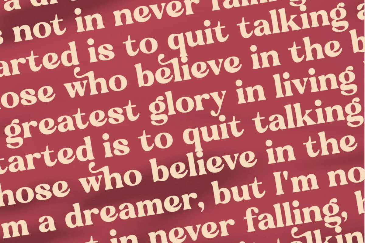 Regina Bonita - Modern Retro Serif Font font preview 17