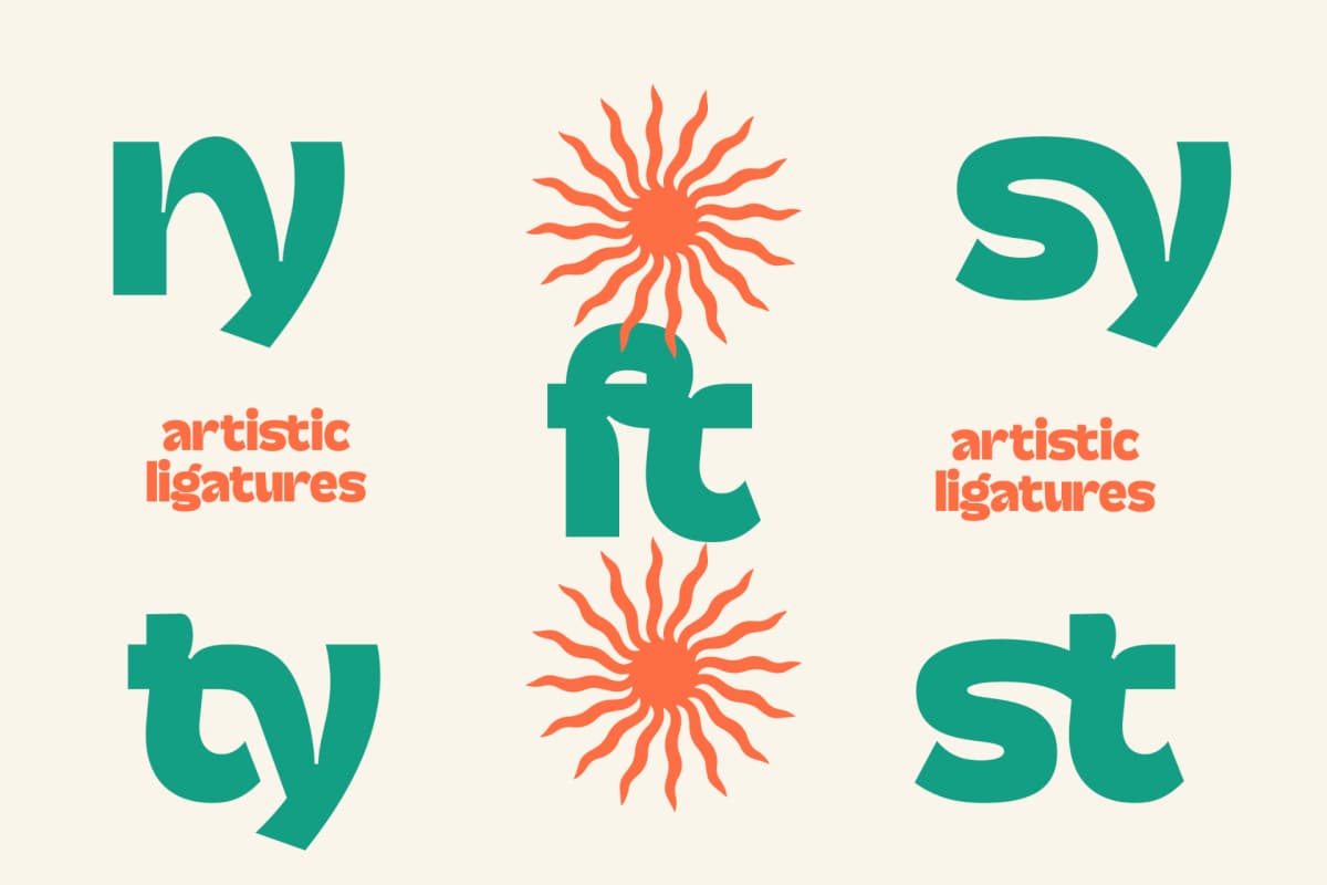 Skatyn Gator -Modern Bold Serif Display Font font preview 9