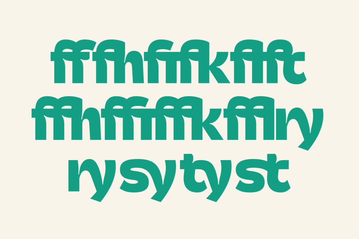 Skatyn Gator -Modern Bold Serif Display Font font preview 13