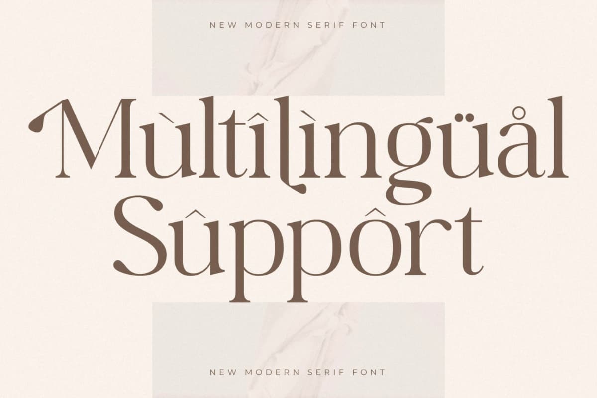 Begifta New Modern Serif Font font preview 12