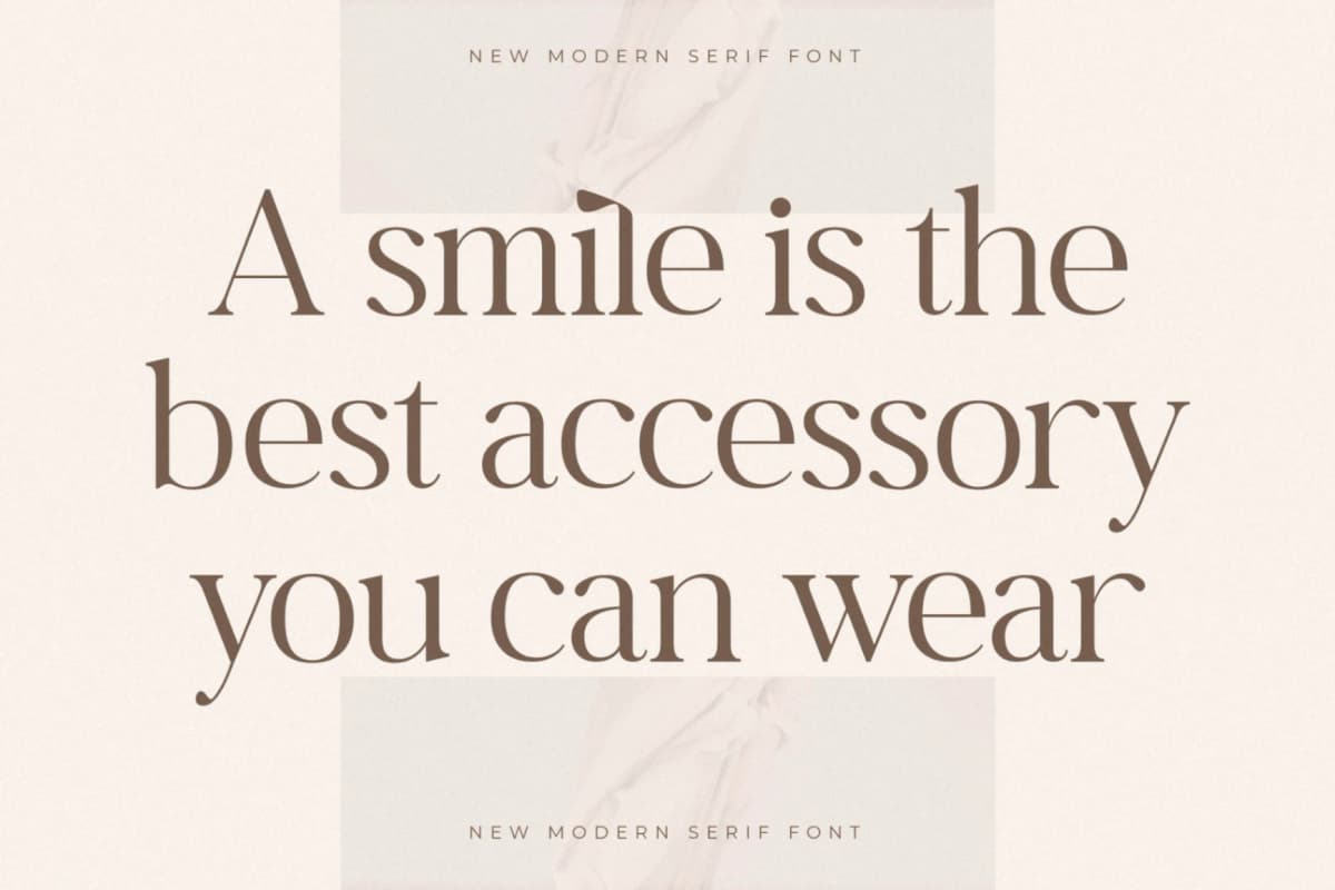 Begifta New Modern Serif Font font preview 8