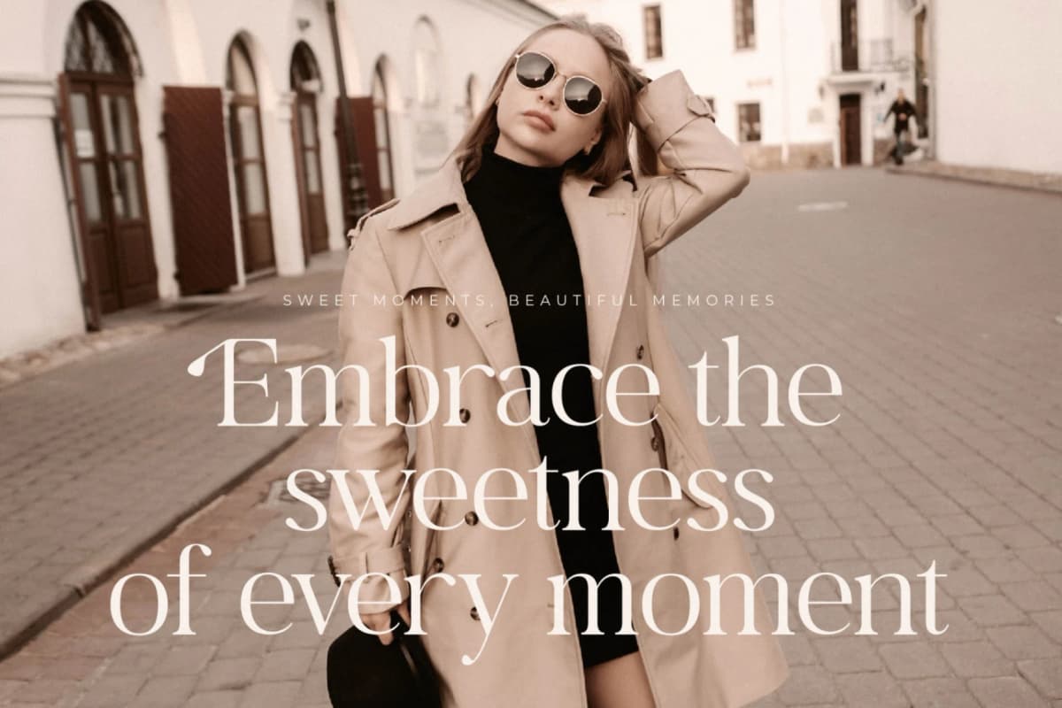 Begifta New Modern Serif Font font preview 2
