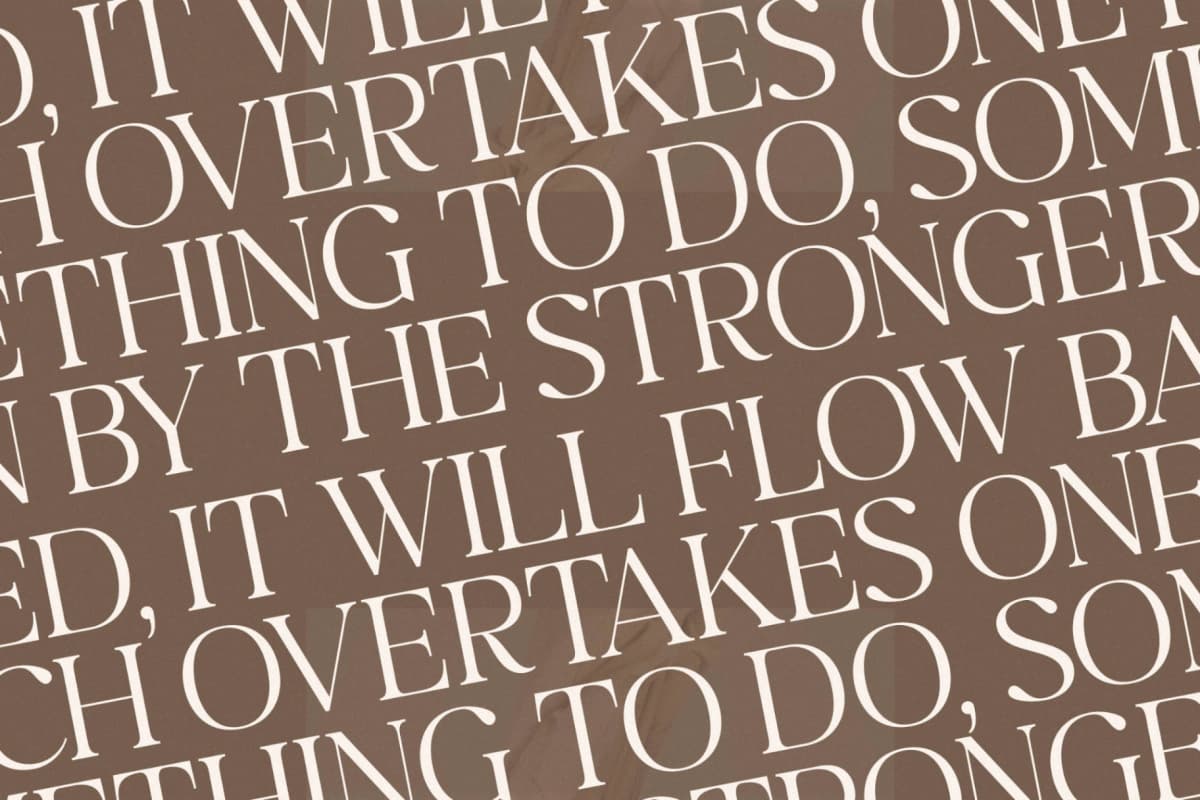 Begifta New Modern Serif Font font preview 9