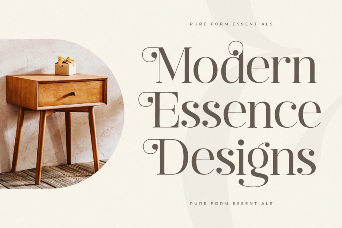 Preview 4 for Ragiften - Modern Serif Font