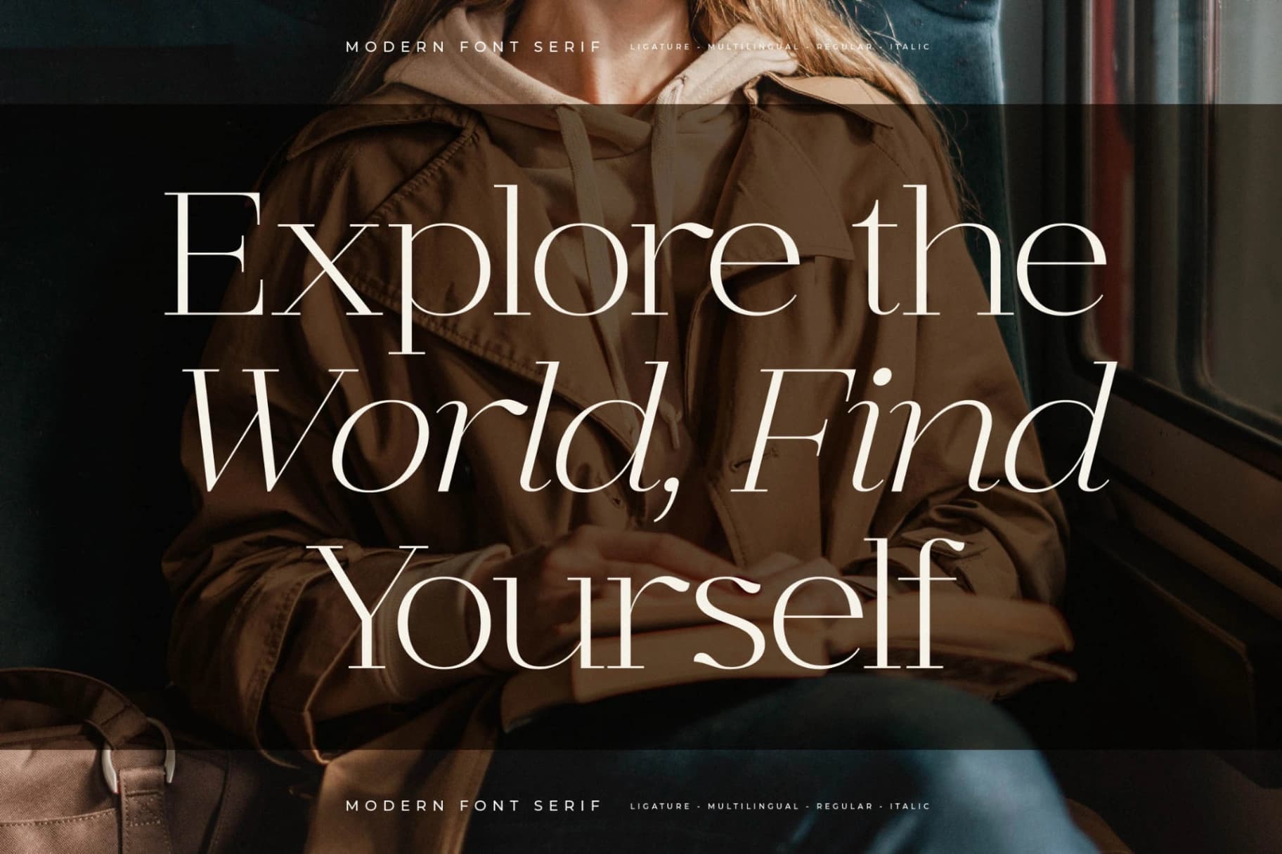 Preview 5 for Graflows – Modern Font Serif