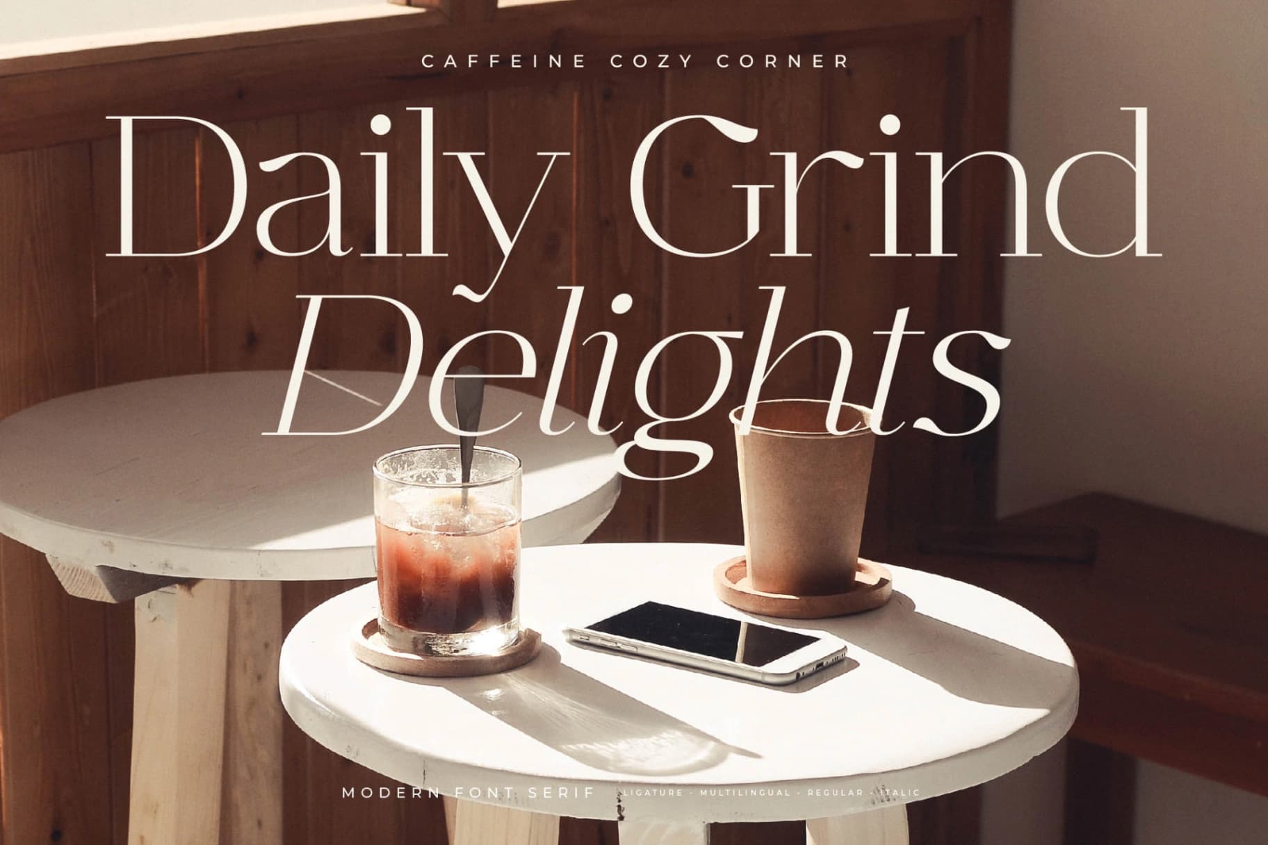 Preview 4 for Graflows – Modern Font Serif
