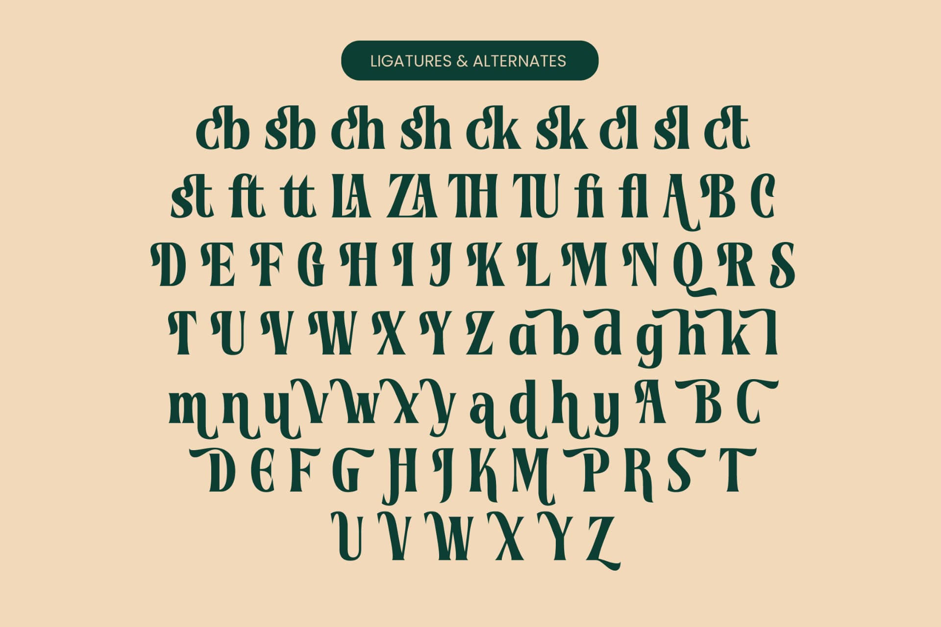 Preview 18 for Vintage Mentor - Modern Bold Font