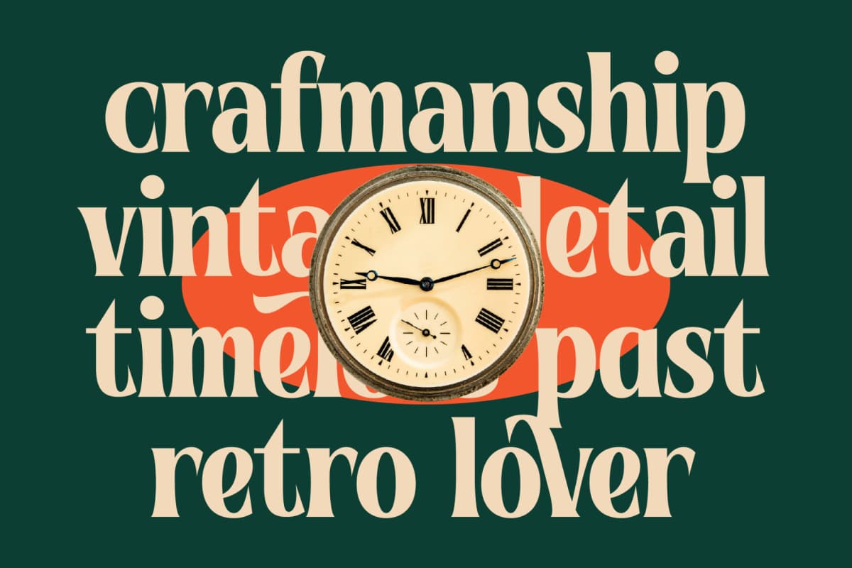 Preview 3 for Vintage Mentor - Modern Bold Font
