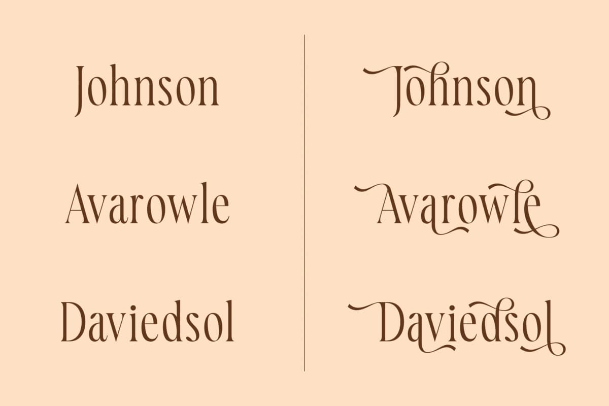 Royaltens – Modern Serif Font font preview 6
