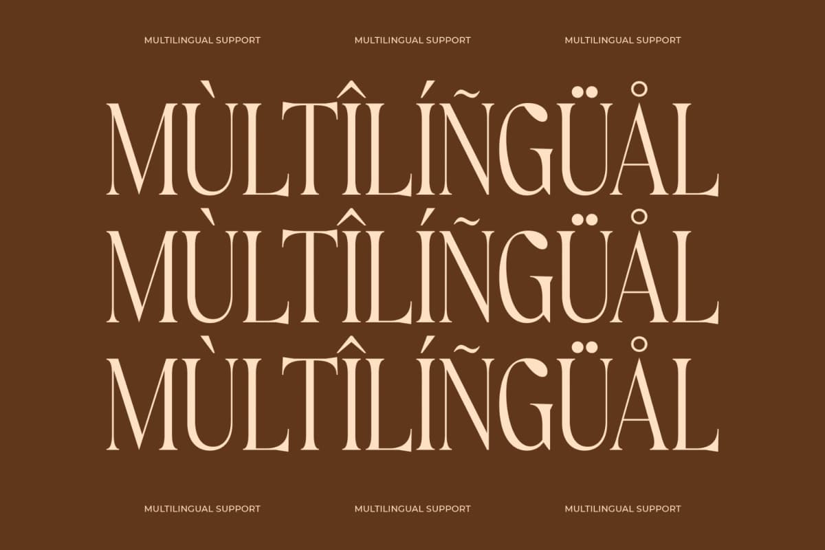 Royaltens – Modern Serif Font font preview 12