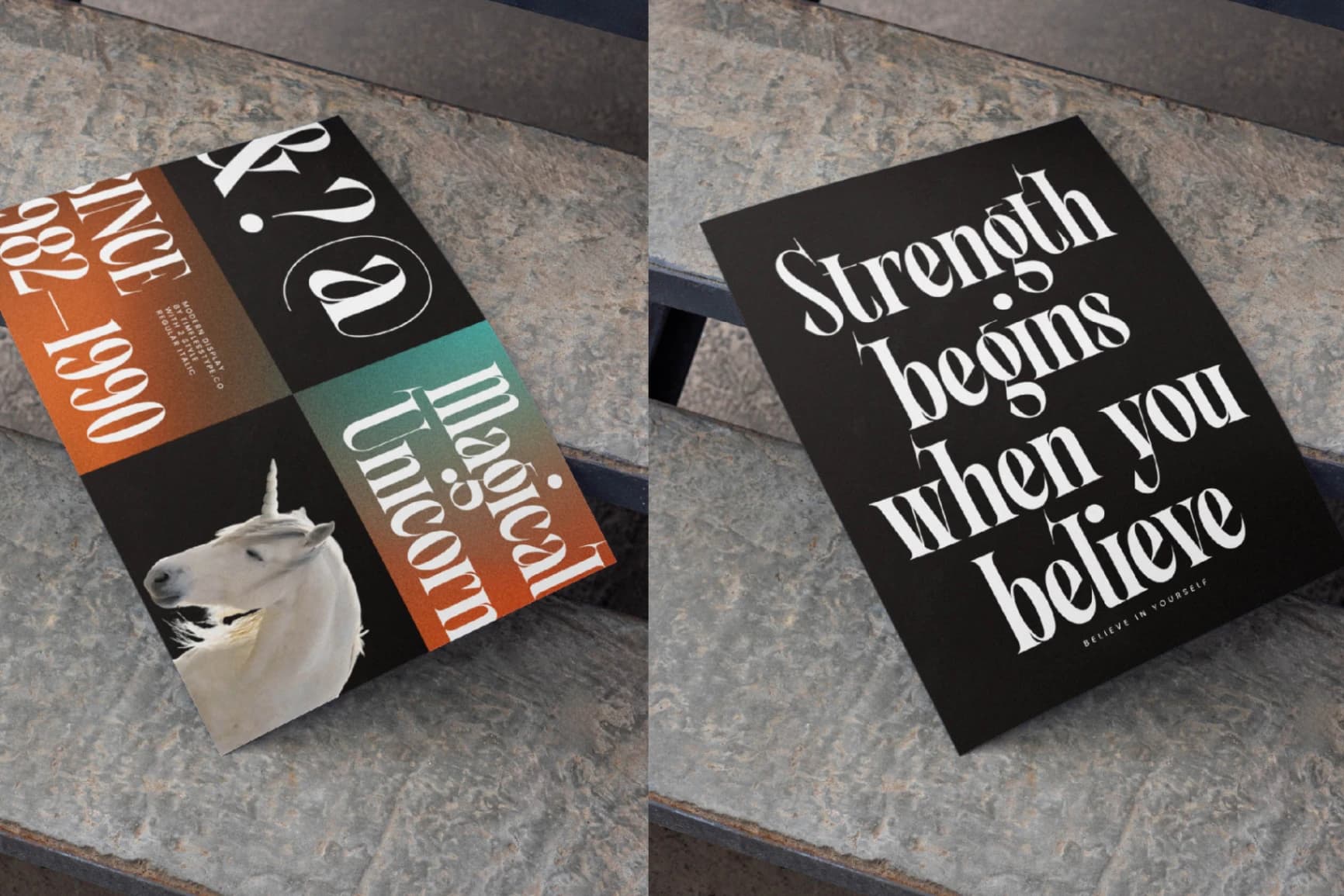 Preview 3 for Angalter - Modern Display Font