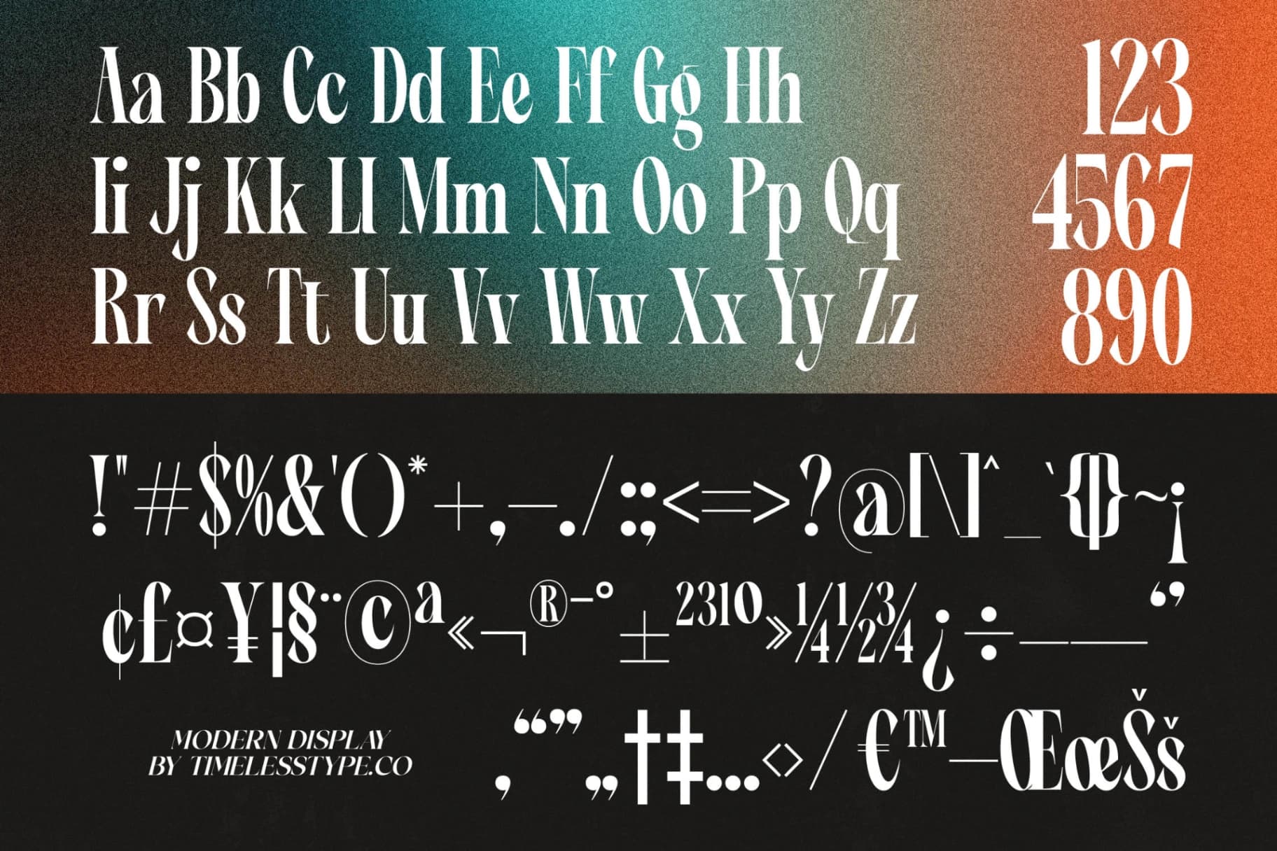 Preview 18 for Angalter - Modern Display Font