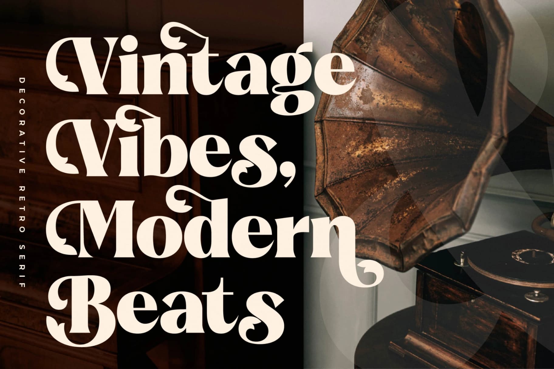 Preview 2 for Beatnik Garden – Decorative Retro Serif
