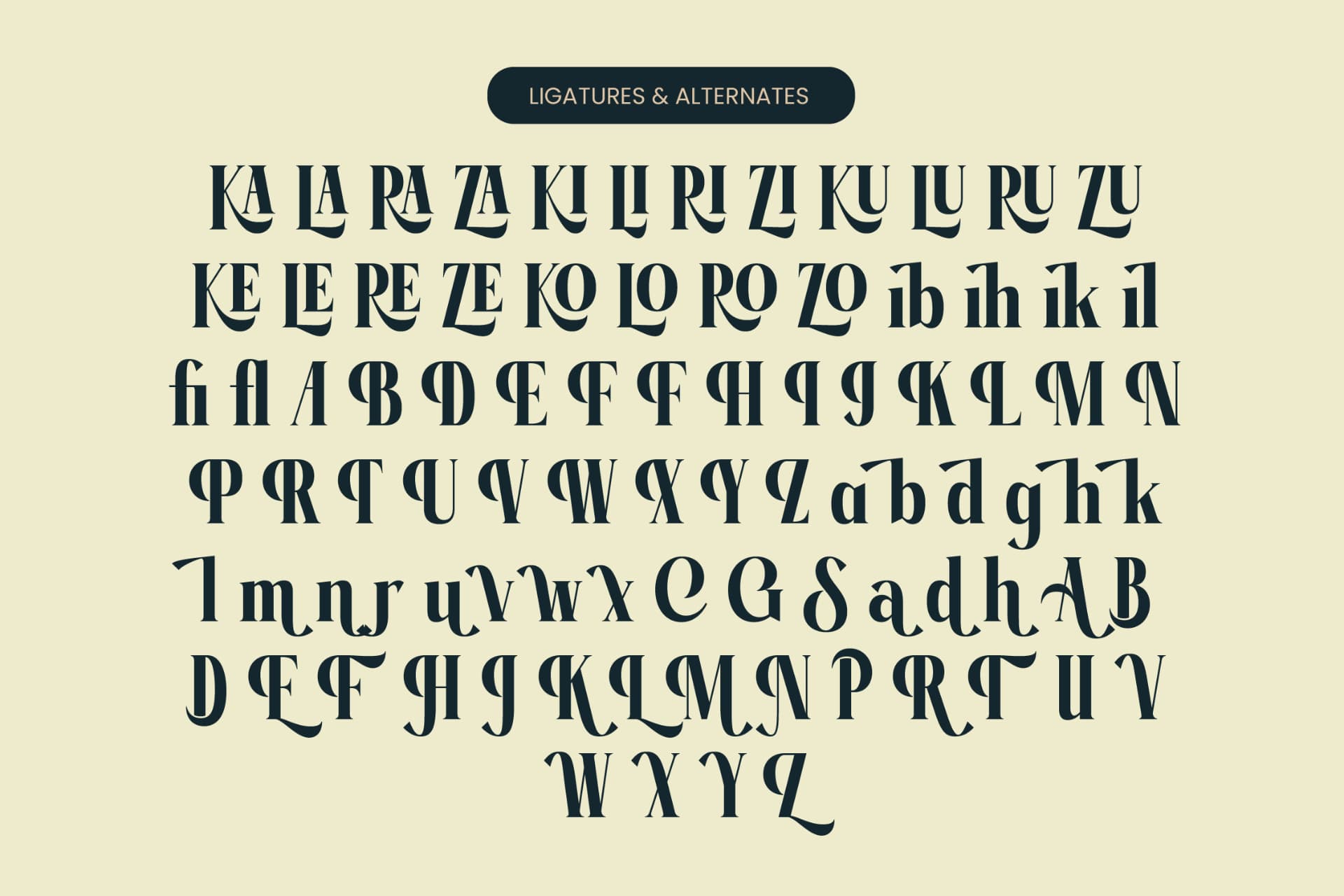 Preview 18 for Garaleo - Modern Serif Font