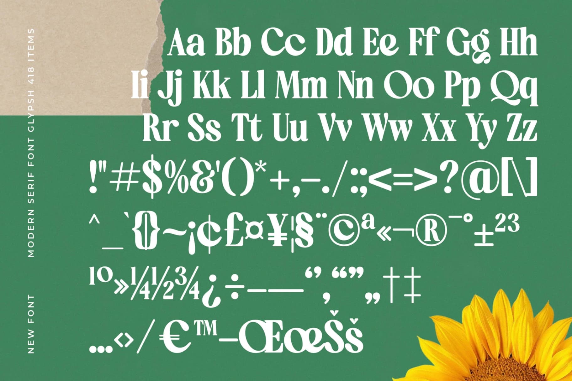 Preview 18 for Ordinal Tangle - Modern Serif Font