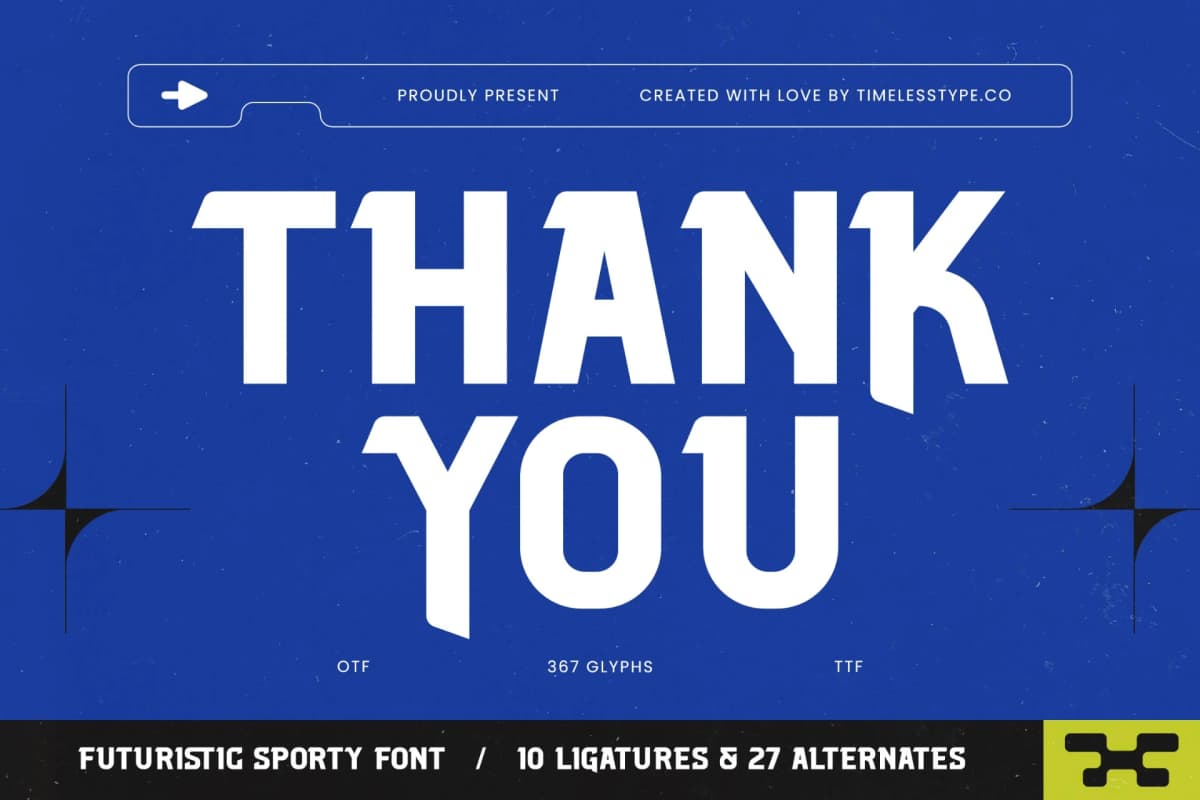 Hector Raxion - Futuristic Sporty Font font preview 20