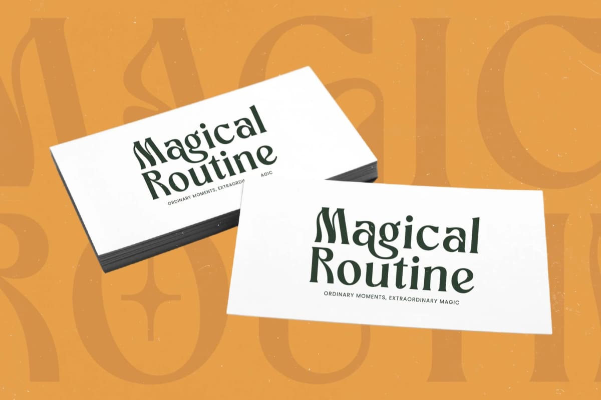 Bottarie - Freestyle Display Font font preview 6