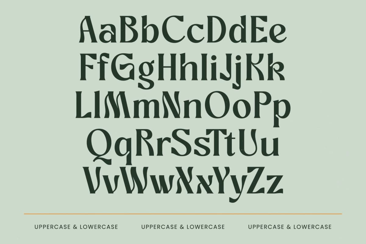 Bottarie - Freestyle Display Font font preview 18