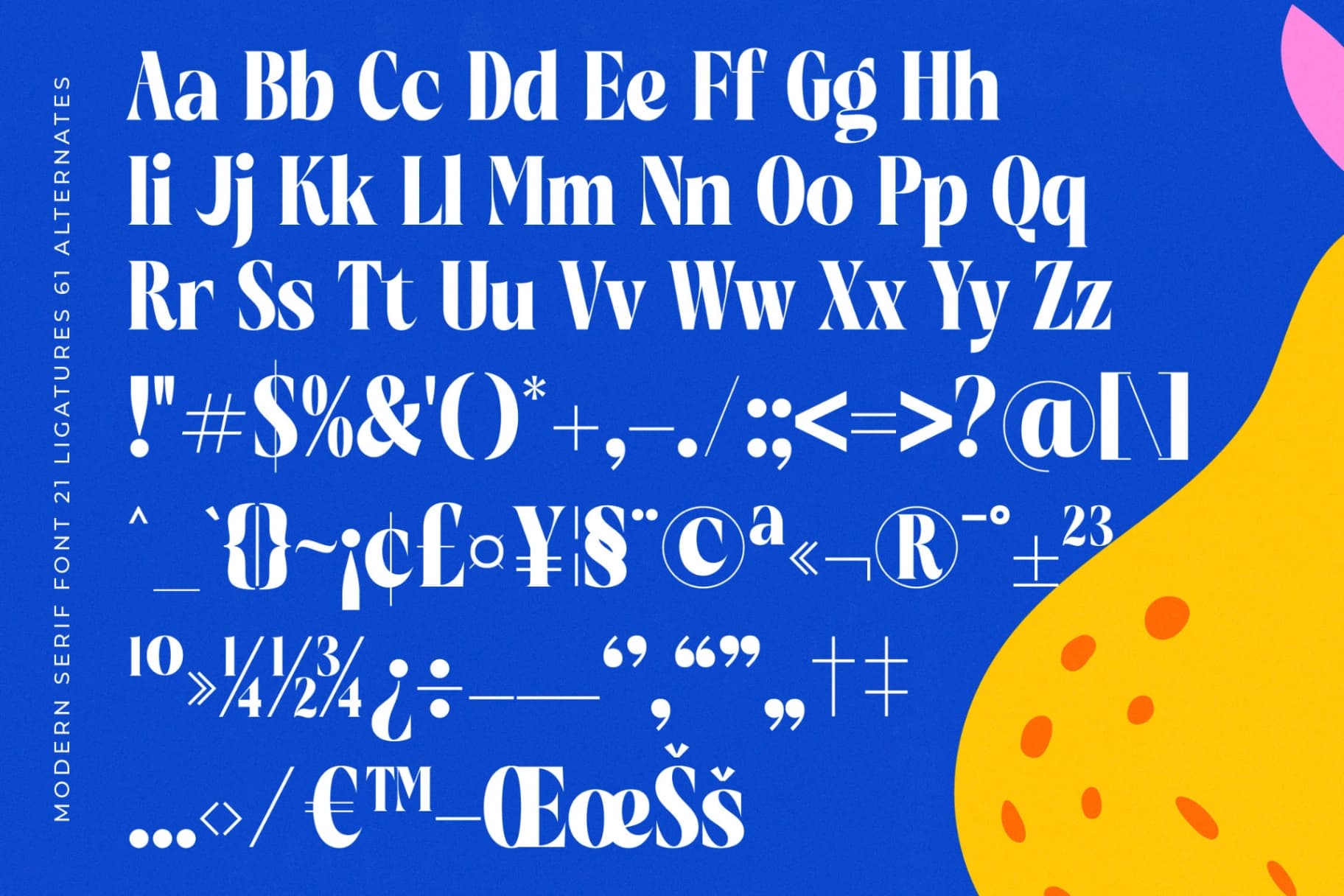Preview 18 for Beachy Lemon - Modern Serif Font