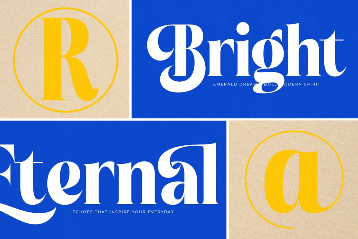 Beachy Lemon - Modern Serif Font font preview 6