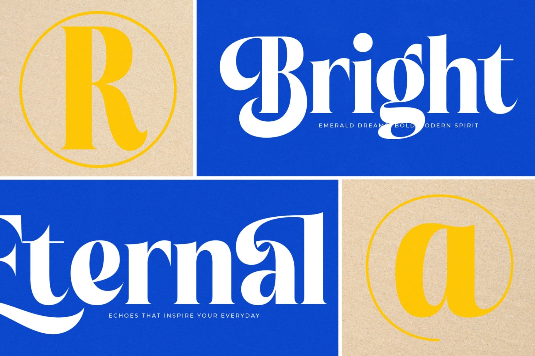 Preview 6 for Beachy Lemon - Modern Serif Font