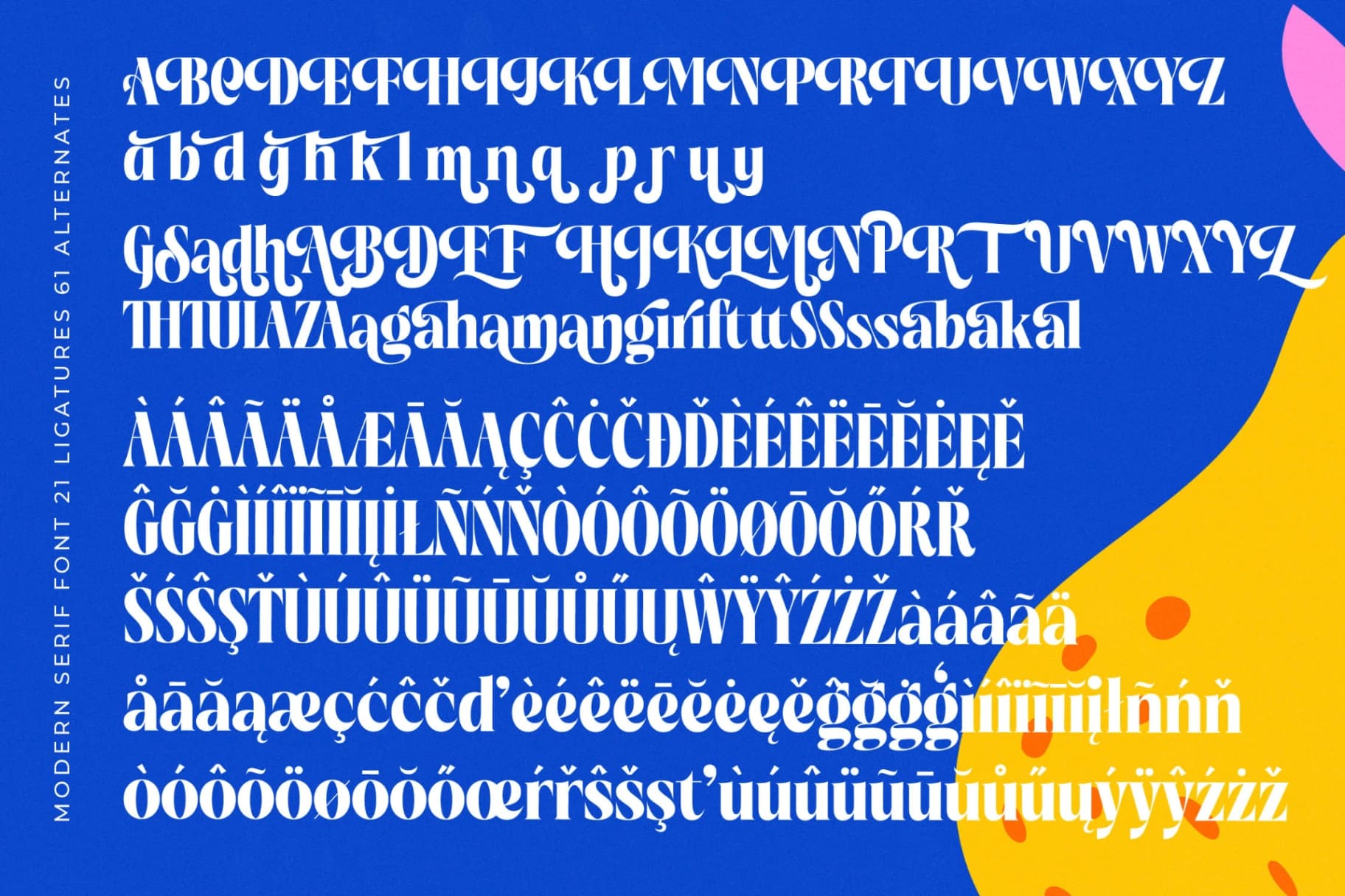 Preview 19 for Beachy Lemon - Modern Serif Font