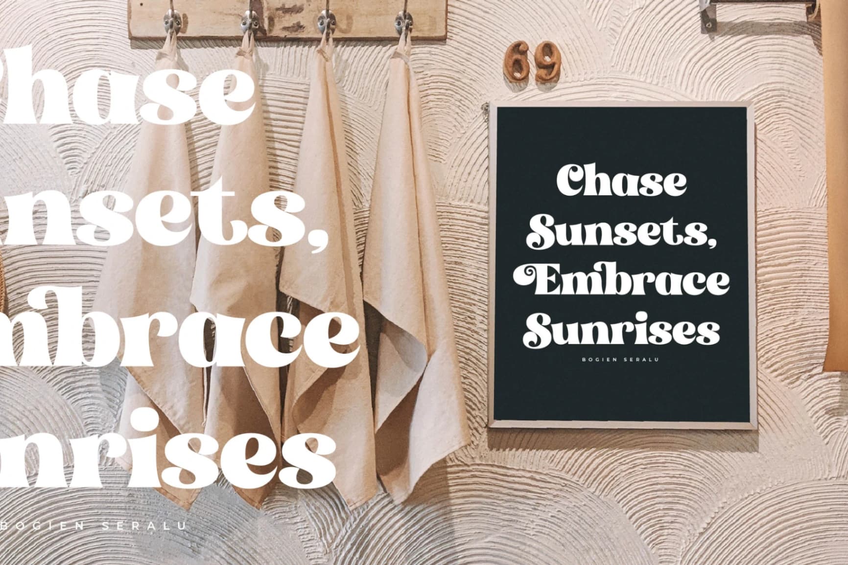 Preview 5 for Bogien Seralu – Modern Retro Serif