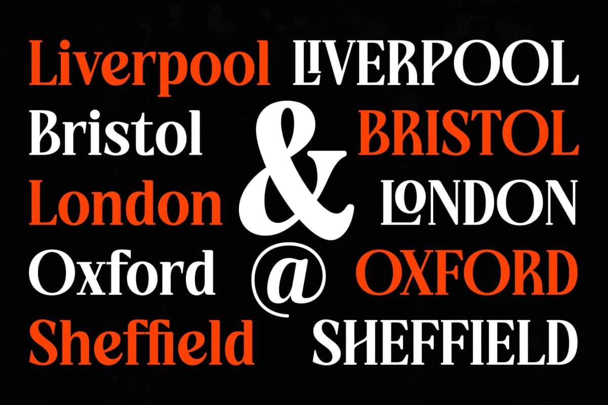 Choarll - New Modern Serif Font font preview 17