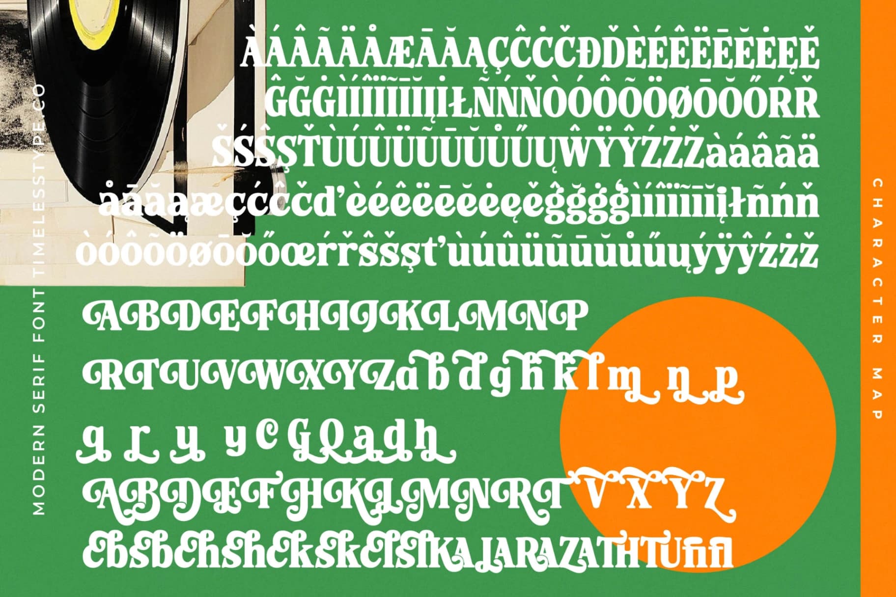 Preview 18 for Rolling Basket - Modern Serif Font