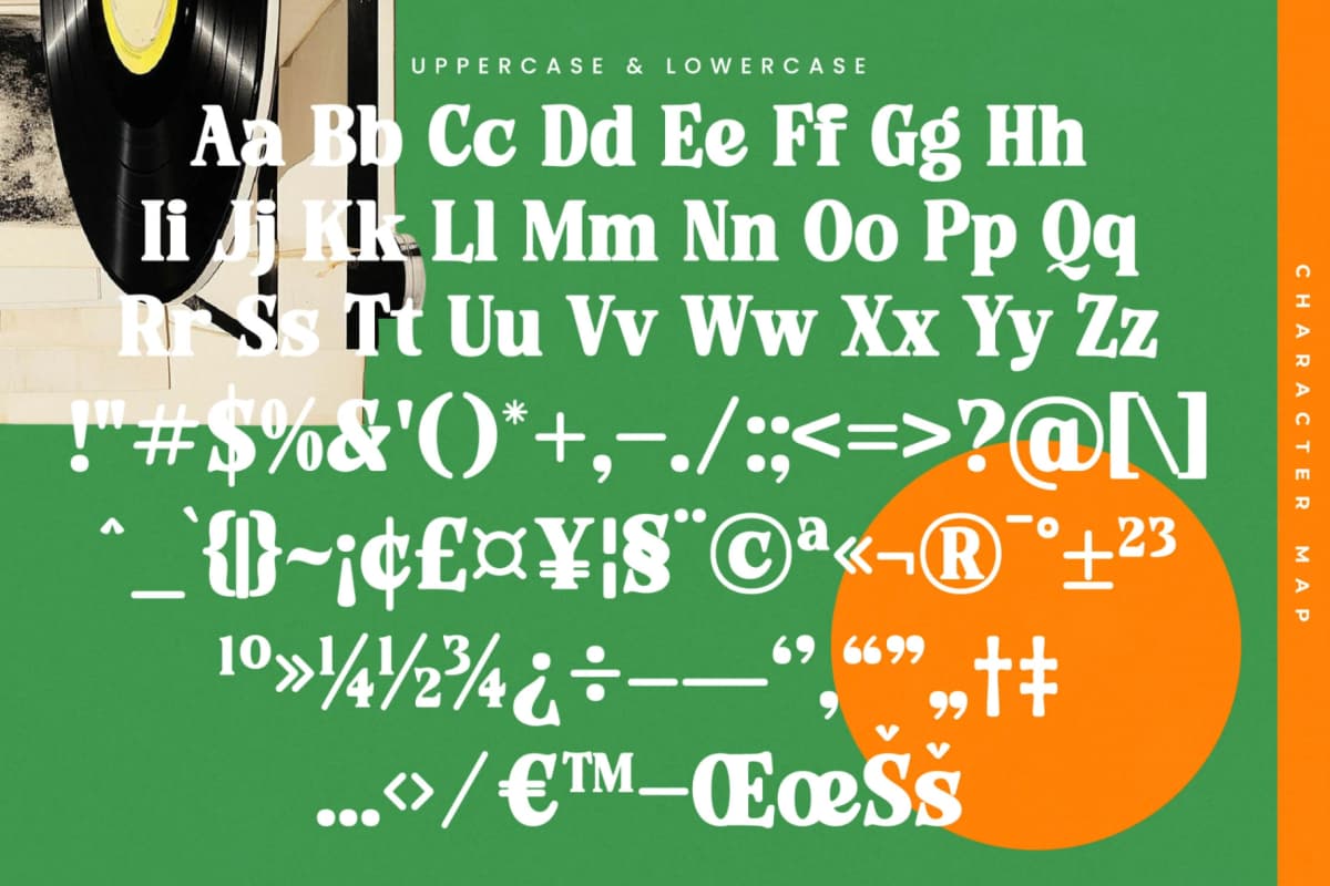 Rolling Basket - Modern Serif Font font preview 19