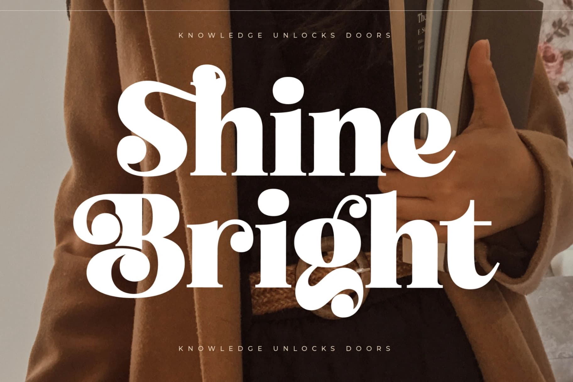 Preview 2 for Atlantis Famingo – Retro Serif Font