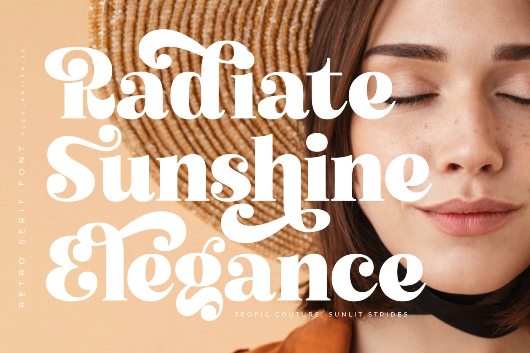 Preview 4 for Atlantis Famingo – Retro Serif Font