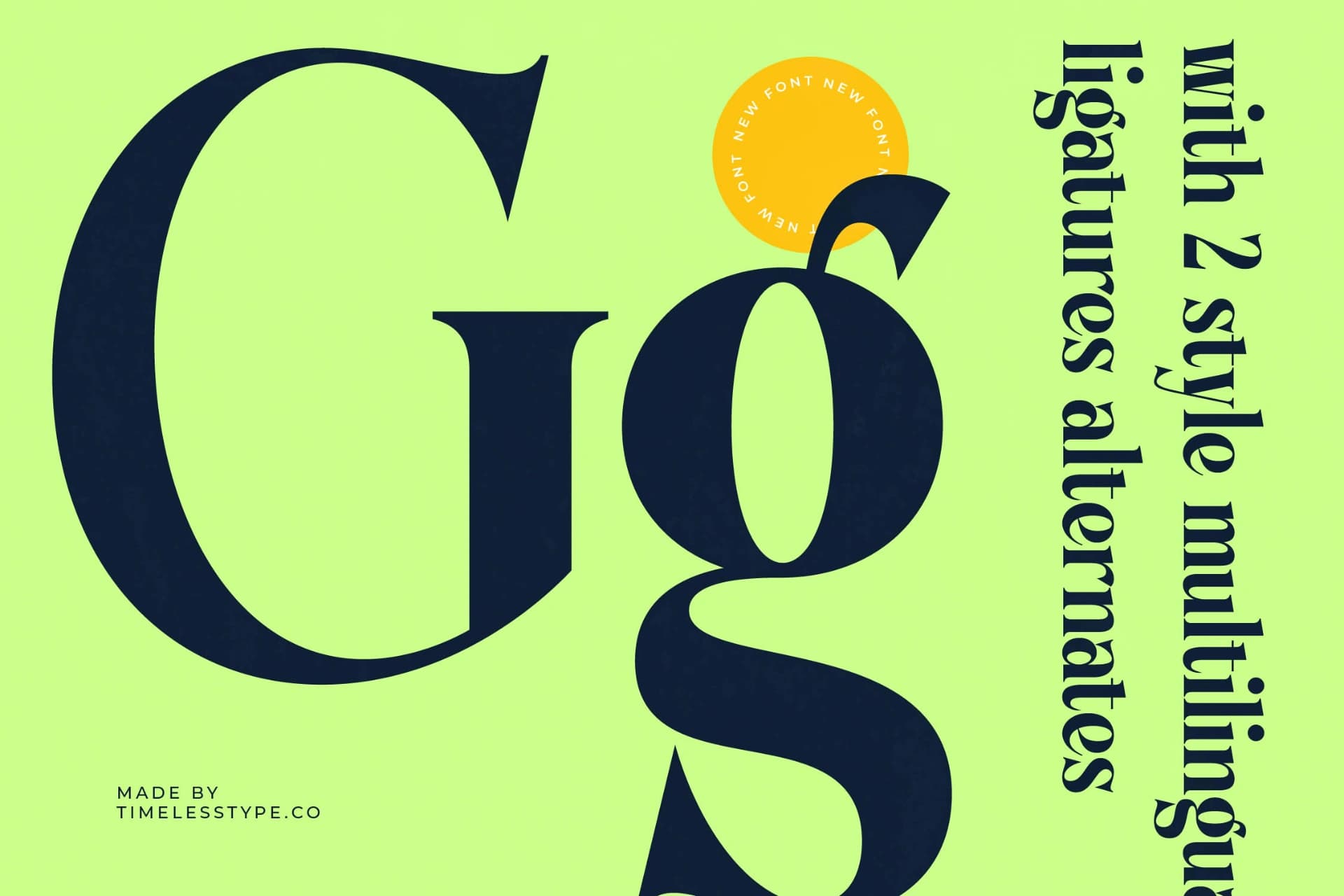 Preview 12 for Bralge - Modern Display Serif Font