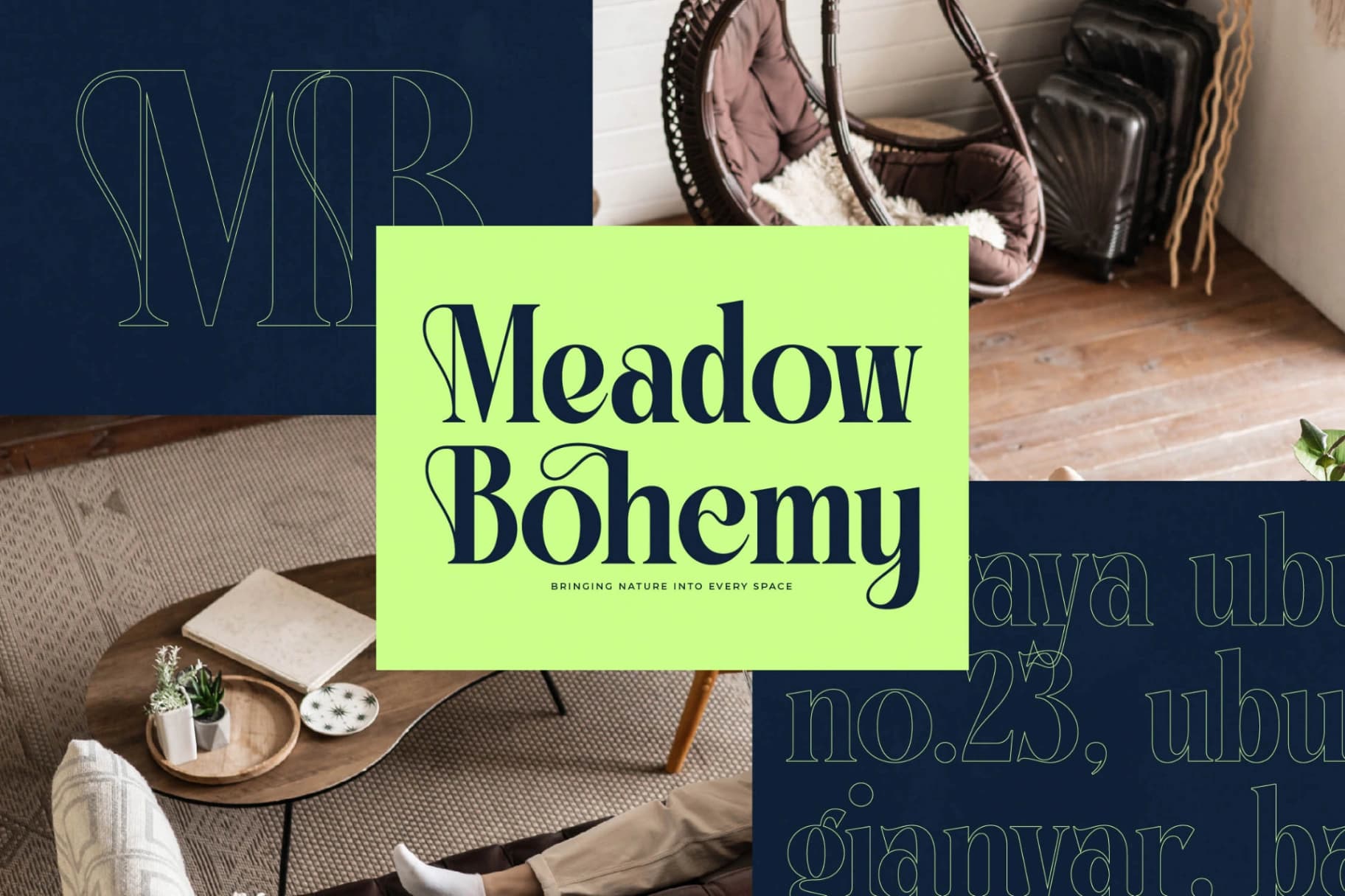 Preview 8 for Bralge - Modern Display Serif Font