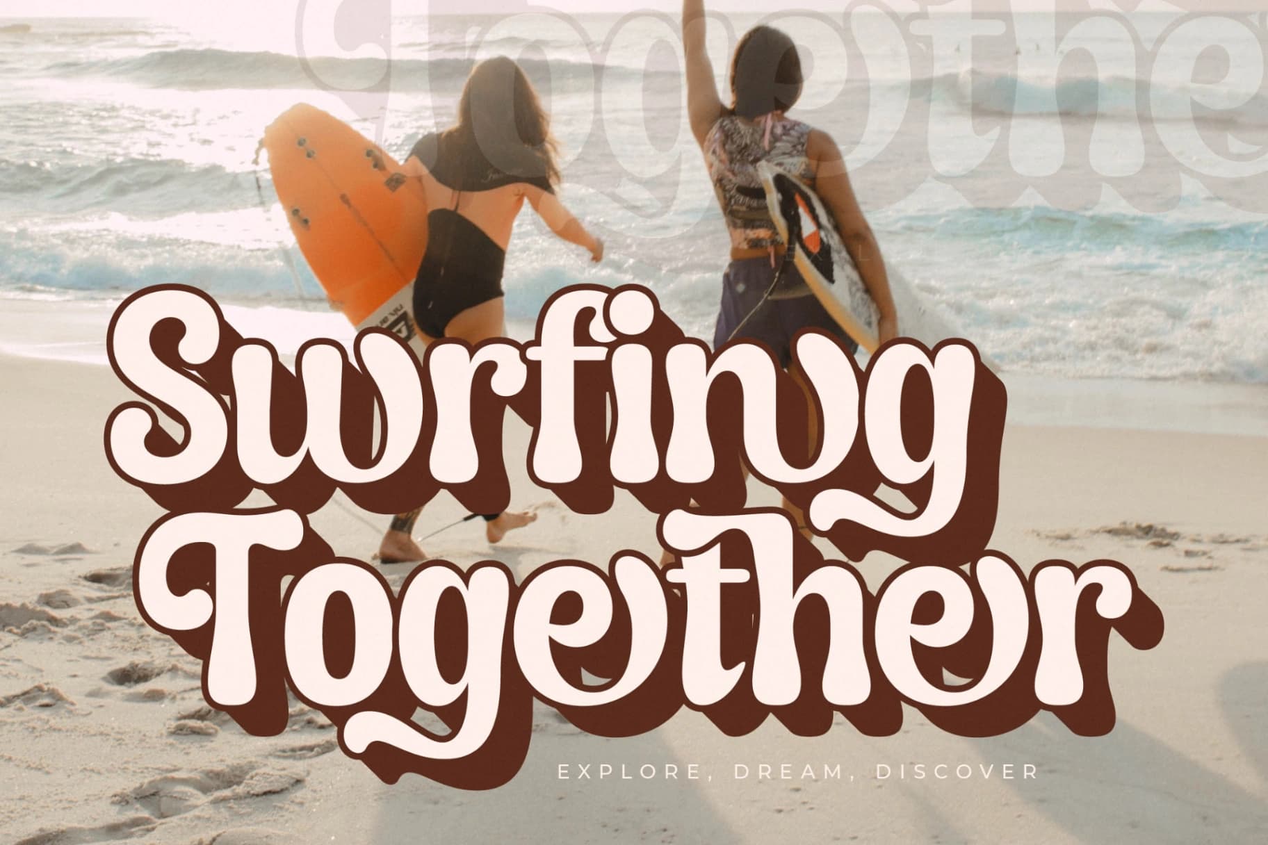 Preview 4 for Asterah Quirkyn – Chunky Groovy Font