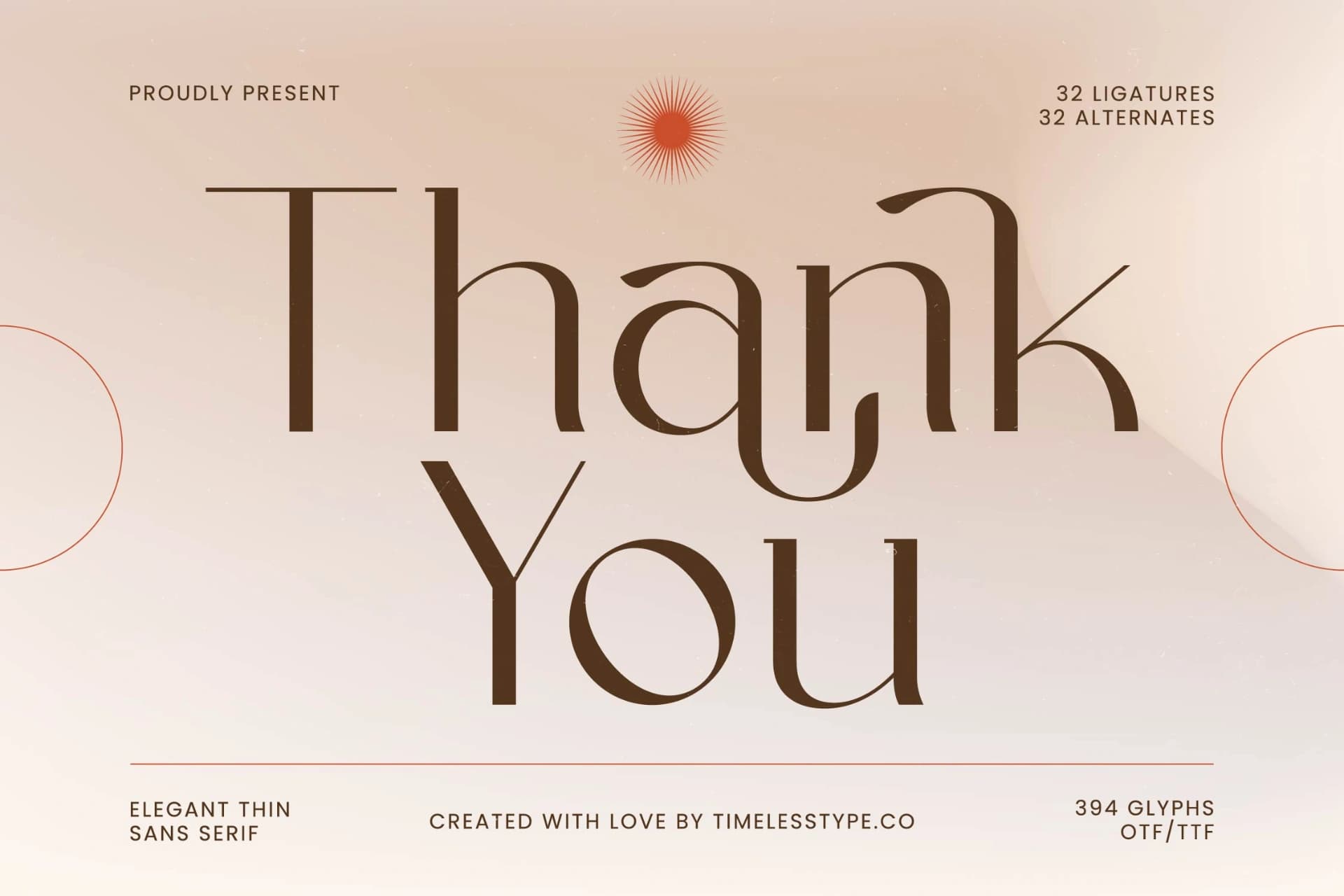 Preview 20 for Sagira Blush - Elegant Thin Sans Serif Font