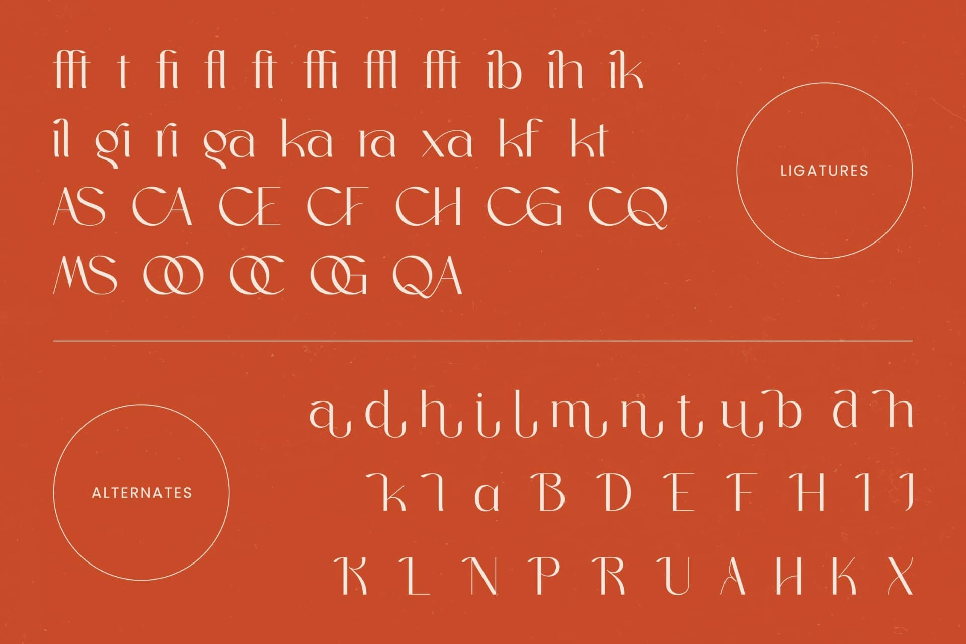 Preview 19 for Sagira Blush - Elegant Thin Sans Serif Font