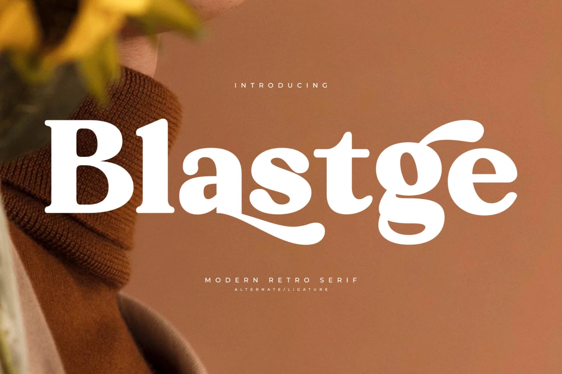 Preview of Blastge – Modern Retro Serif font