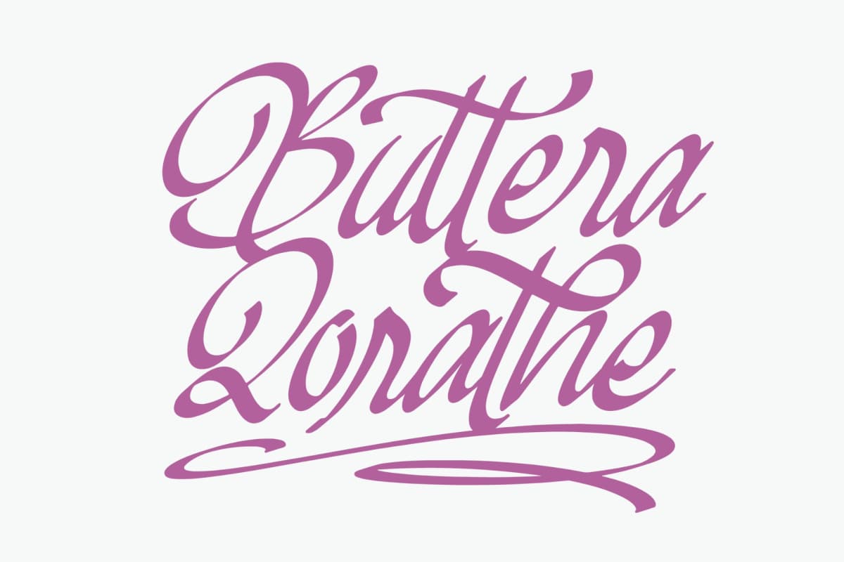 Mendyora – Bold Calligraphy Font font preview 7