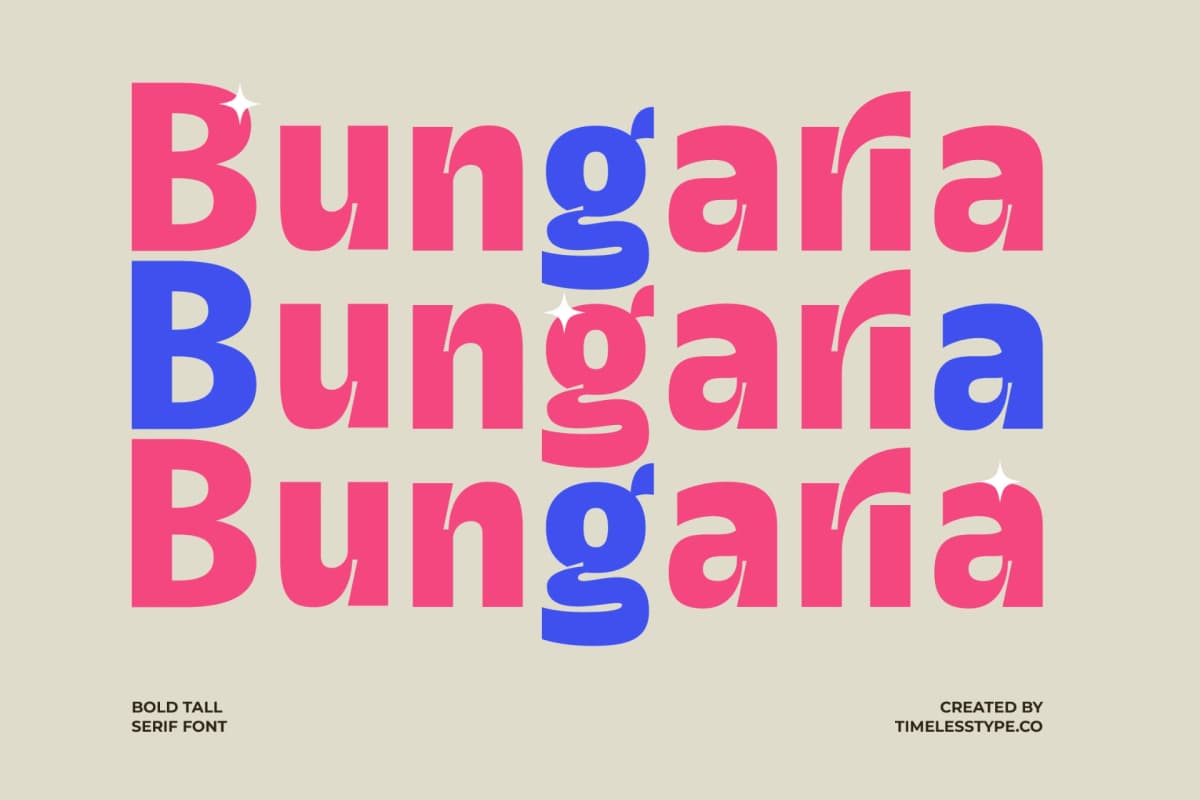 Hungin - Modern Sans Serif Font font preview 11