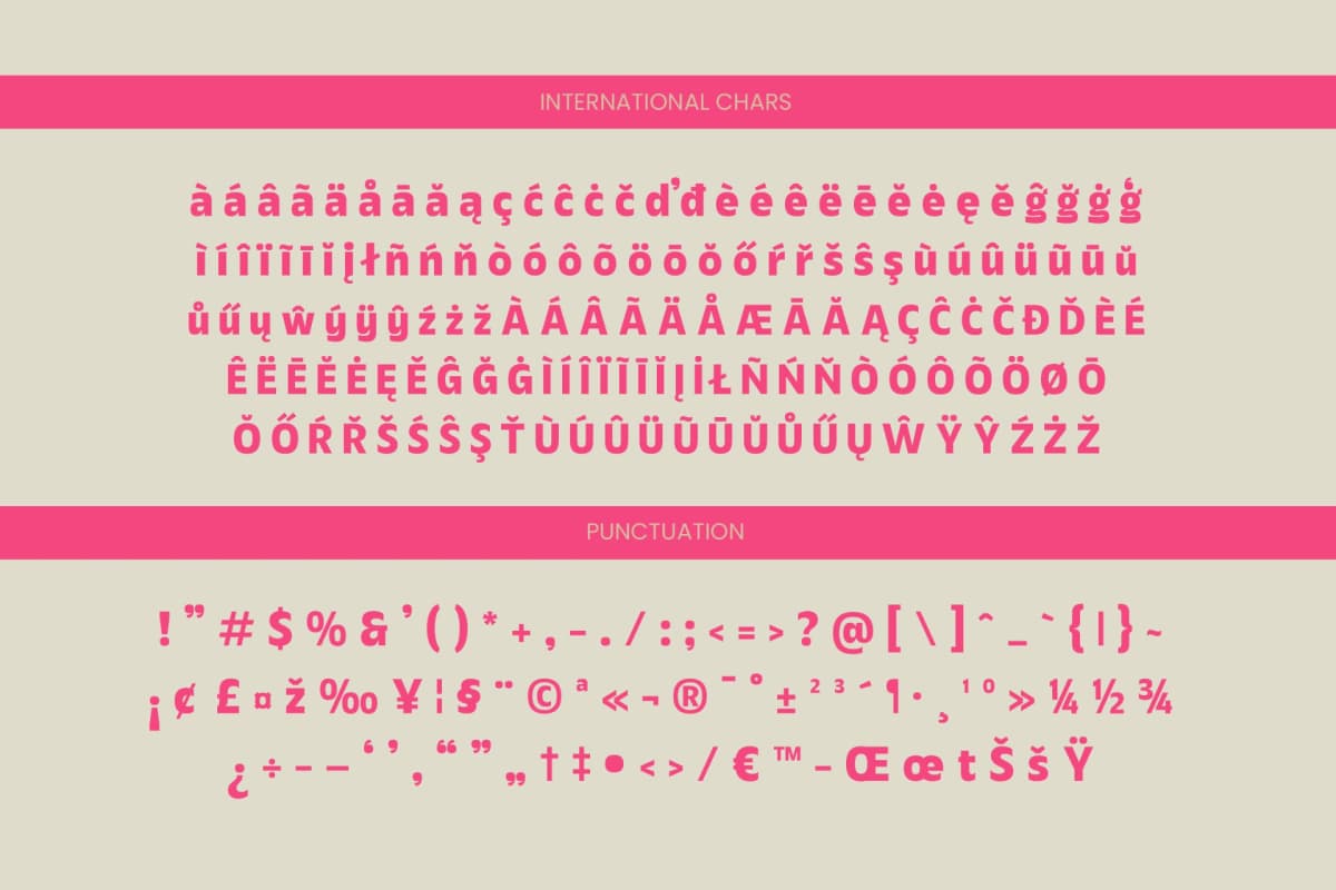 Hungin - Modern Sans Serif Font font preview 19