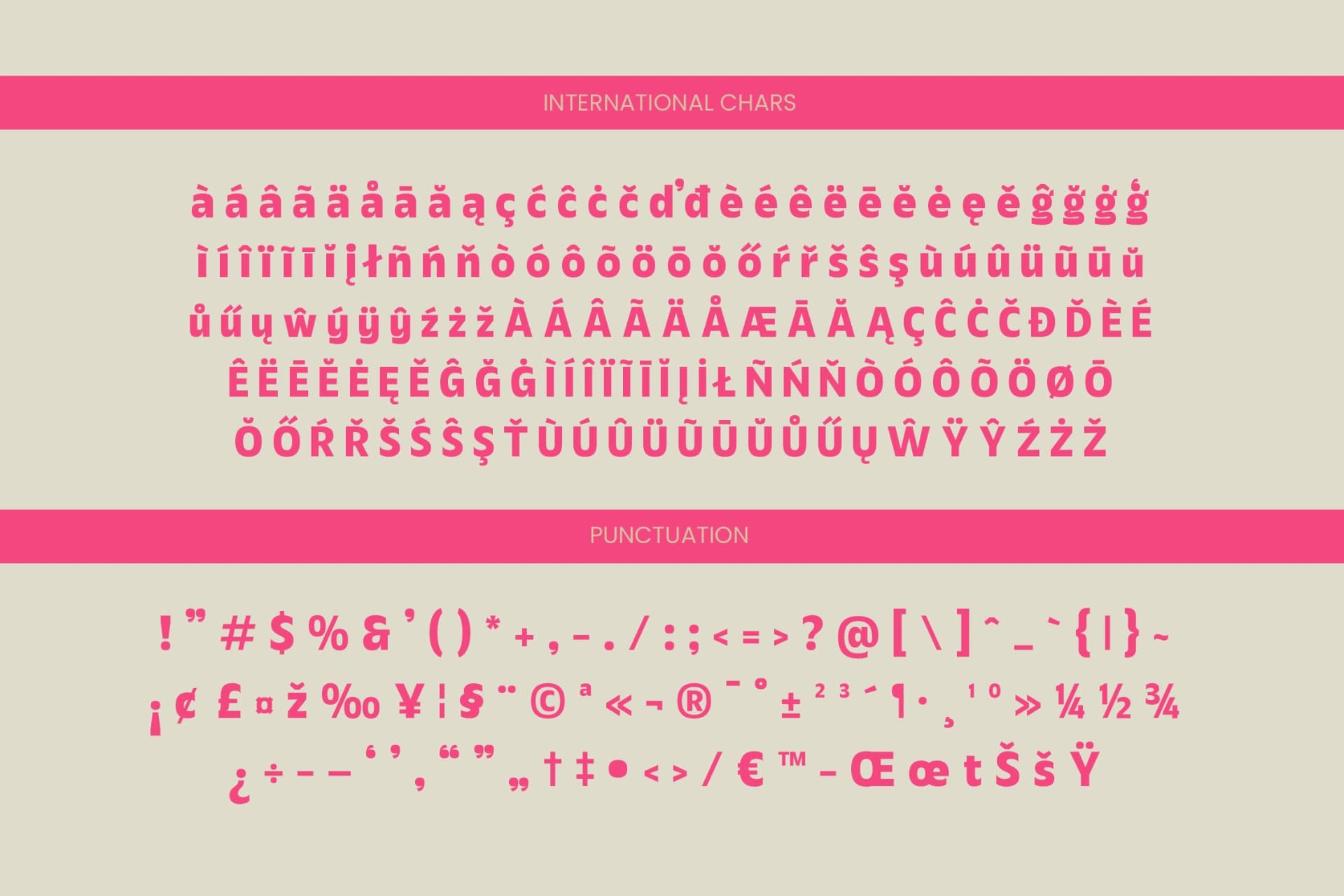 Preview 19 for Hungin - Modern Sans Serif Font