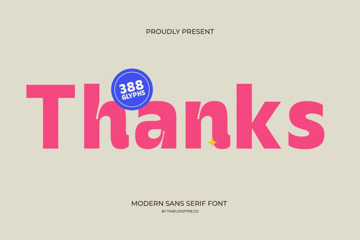 Hungin - Modern Sans Serif Font font preview 20