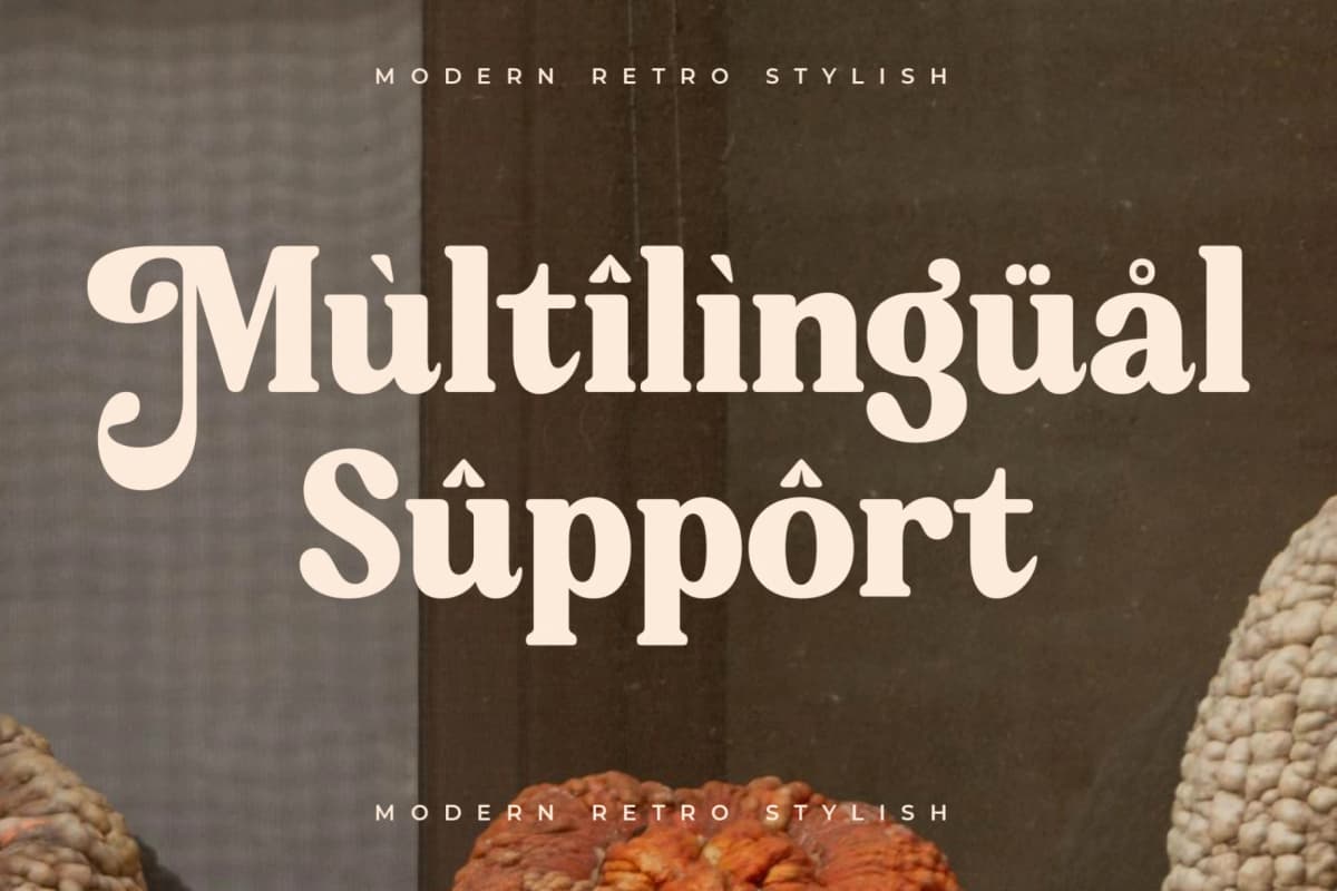 Bristle Radiant - Modern Retro Stylish font preview 12