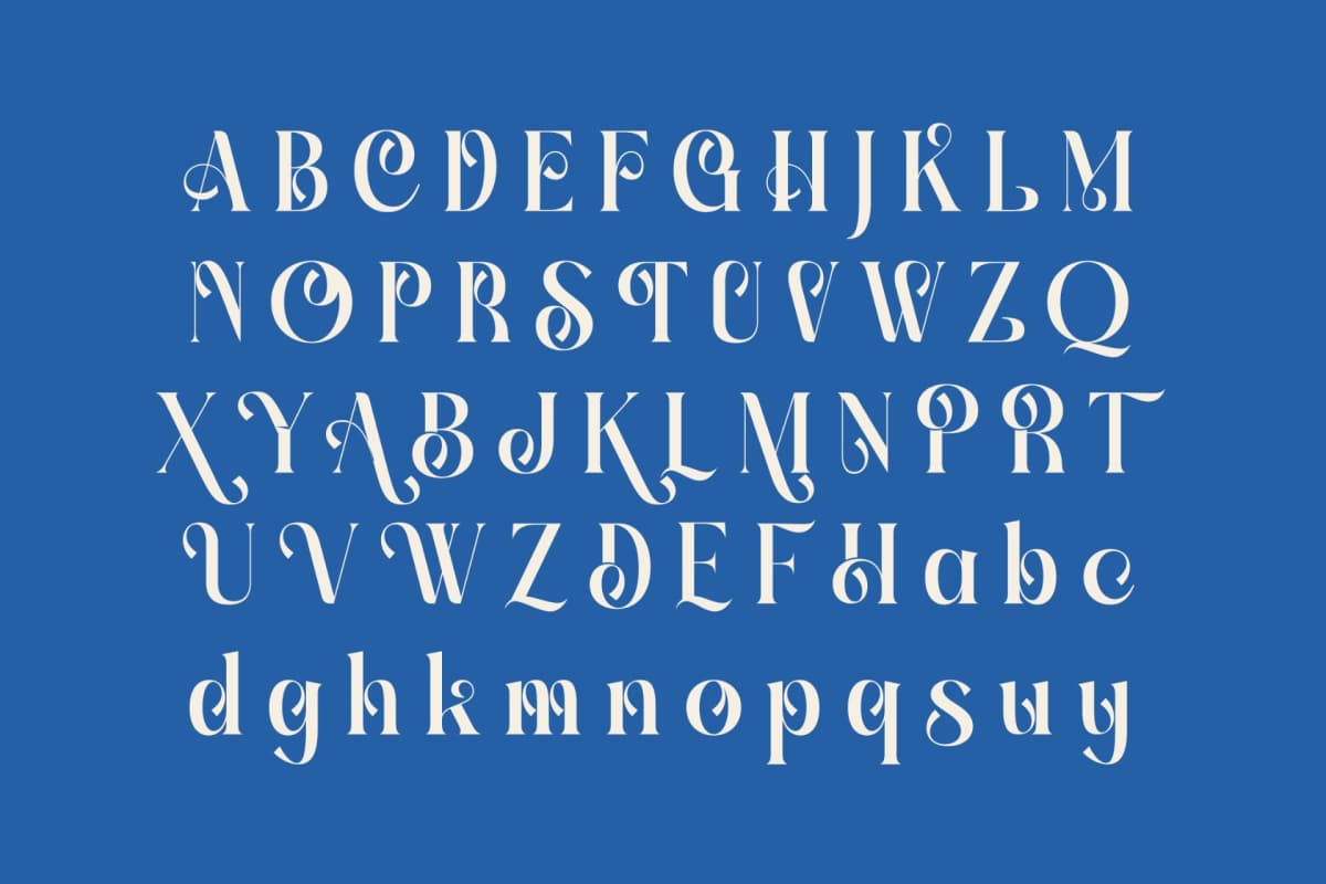 Gotten Summer - Modern Serif Font font preview 14
