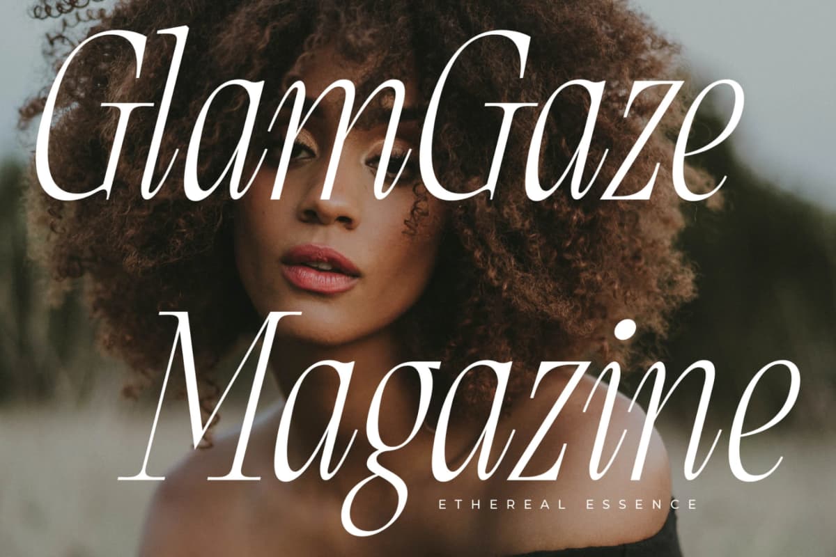 Clamofte – Modern Stylish Serif font preview 5