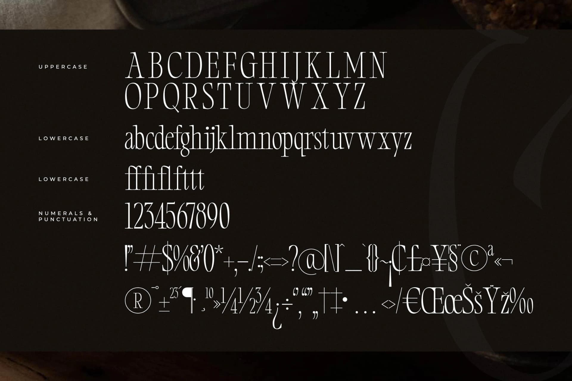 Preview 13 for Clamofte – Modern Stylish Serif