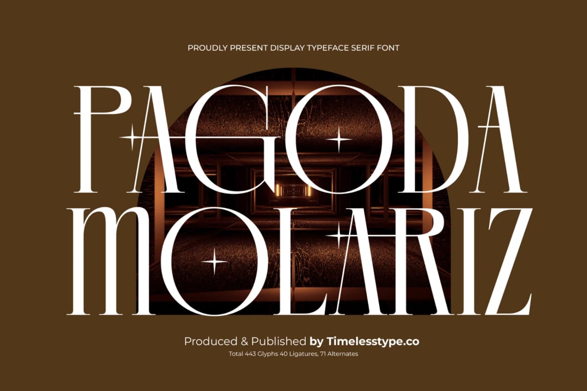 Preview 3 for Lagona - Display Typeface Serif Font