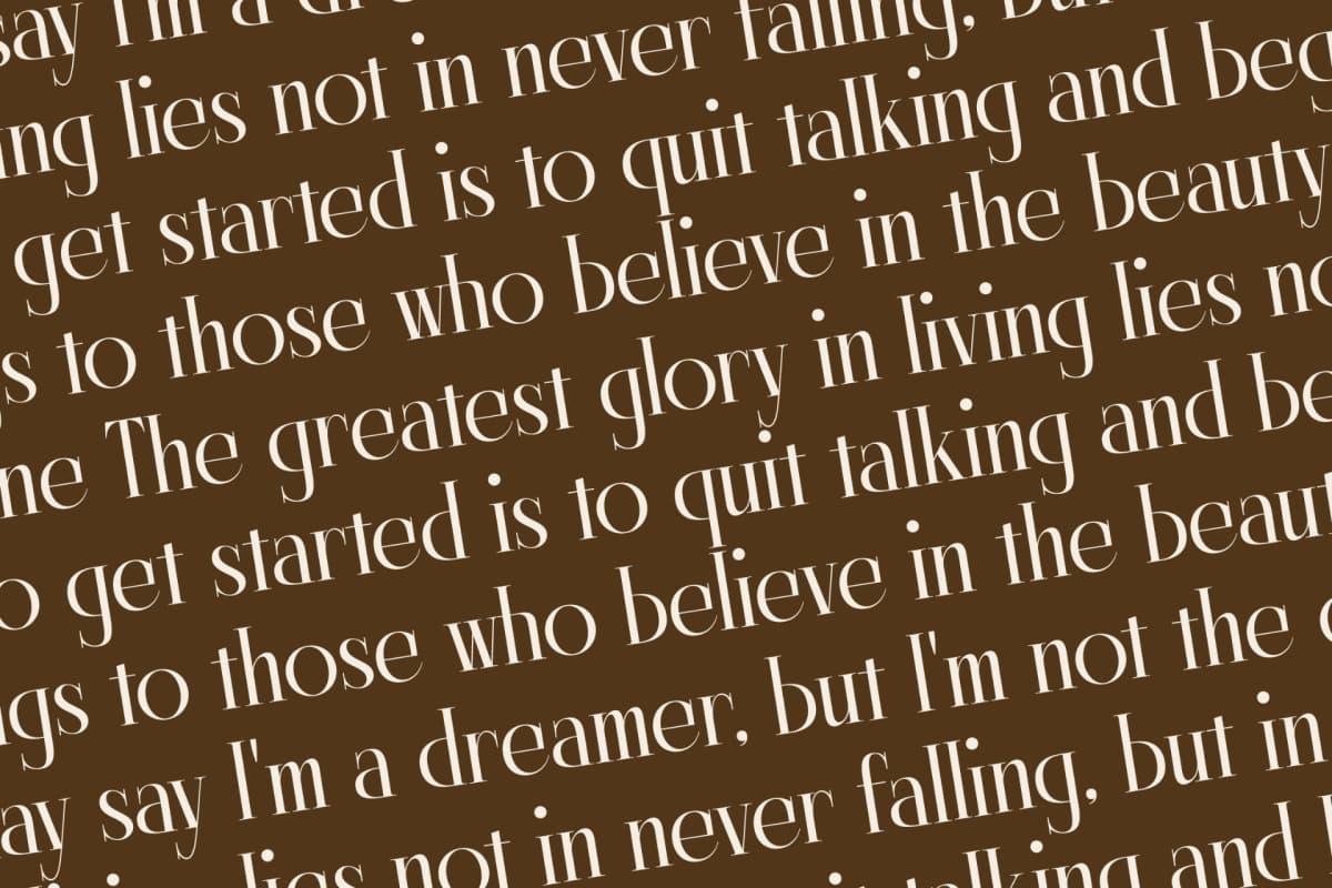 Preview 17 for Lagona - Display Typeface Serif Font