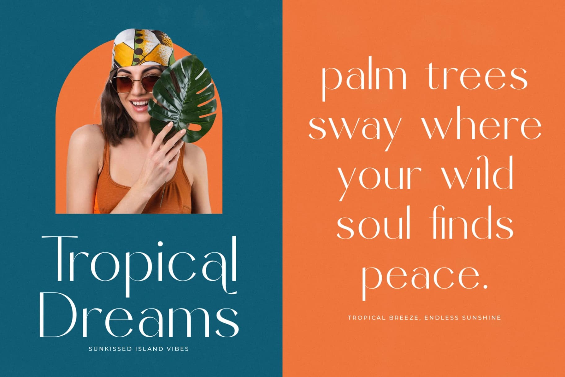 Preview 4 for Sunveil Orange - Modern Display Sans Serif Font